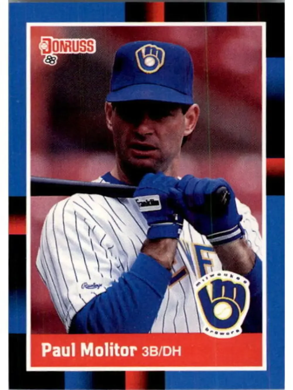 1988 Paul Molitor Donruss Baseball Card #249